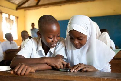 Kids learning with SMILE