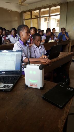 Student using SMILE